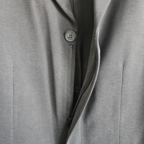 Jhane Barnes Mens Zippered One Button Blazer Sz 40 - Picture 6 of 12